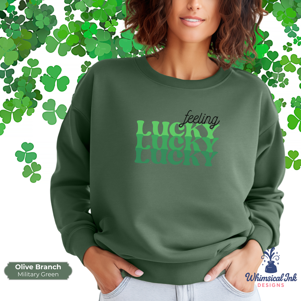 Feeling Lucky Crewneck Sweatshirt