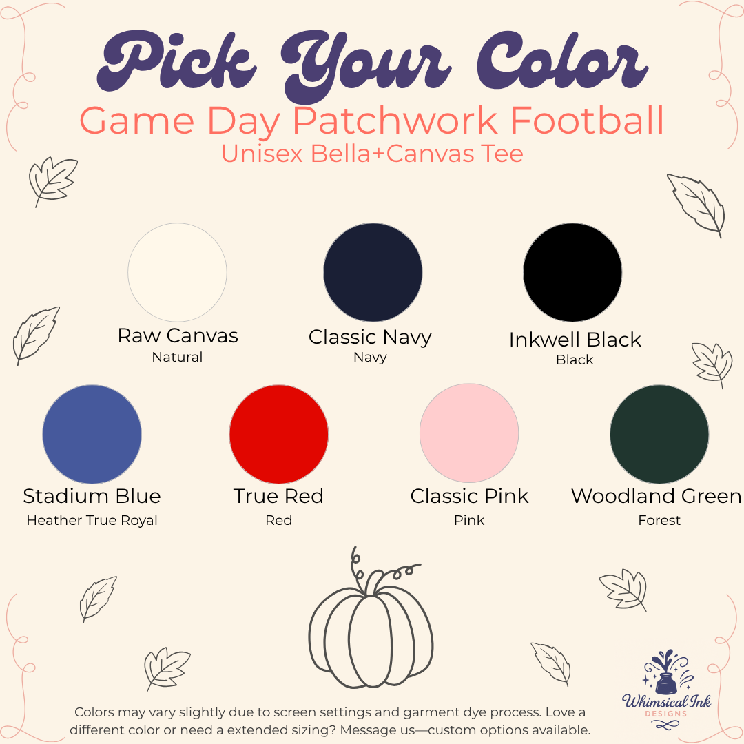 Game Day Patchwork Football Shirt | Cute Game Day Tee