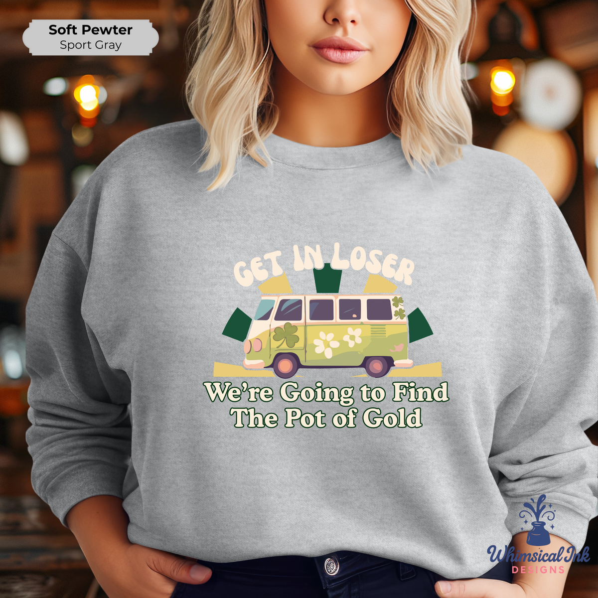 Going to Find the Pot of Gold Crewneck Sweatshirt