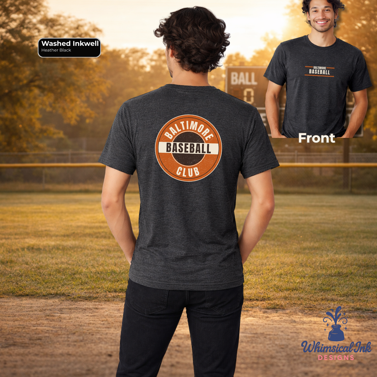 Baltimore Baseball Tee - Game Day Shirt