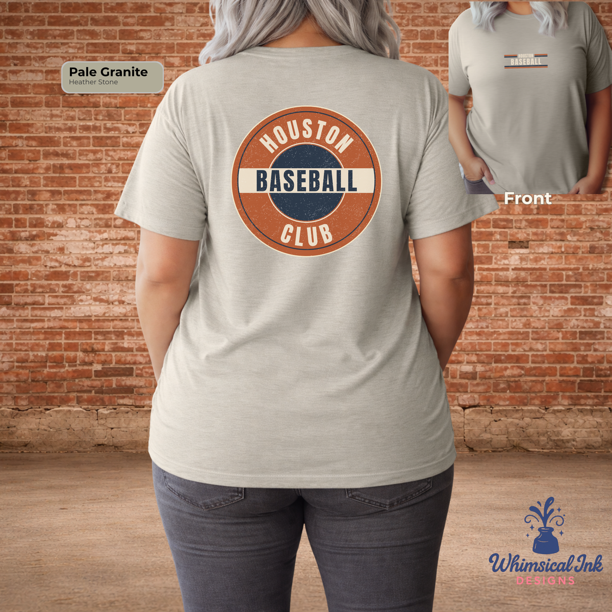 Houston Baseball Tee - Game Day Shirt