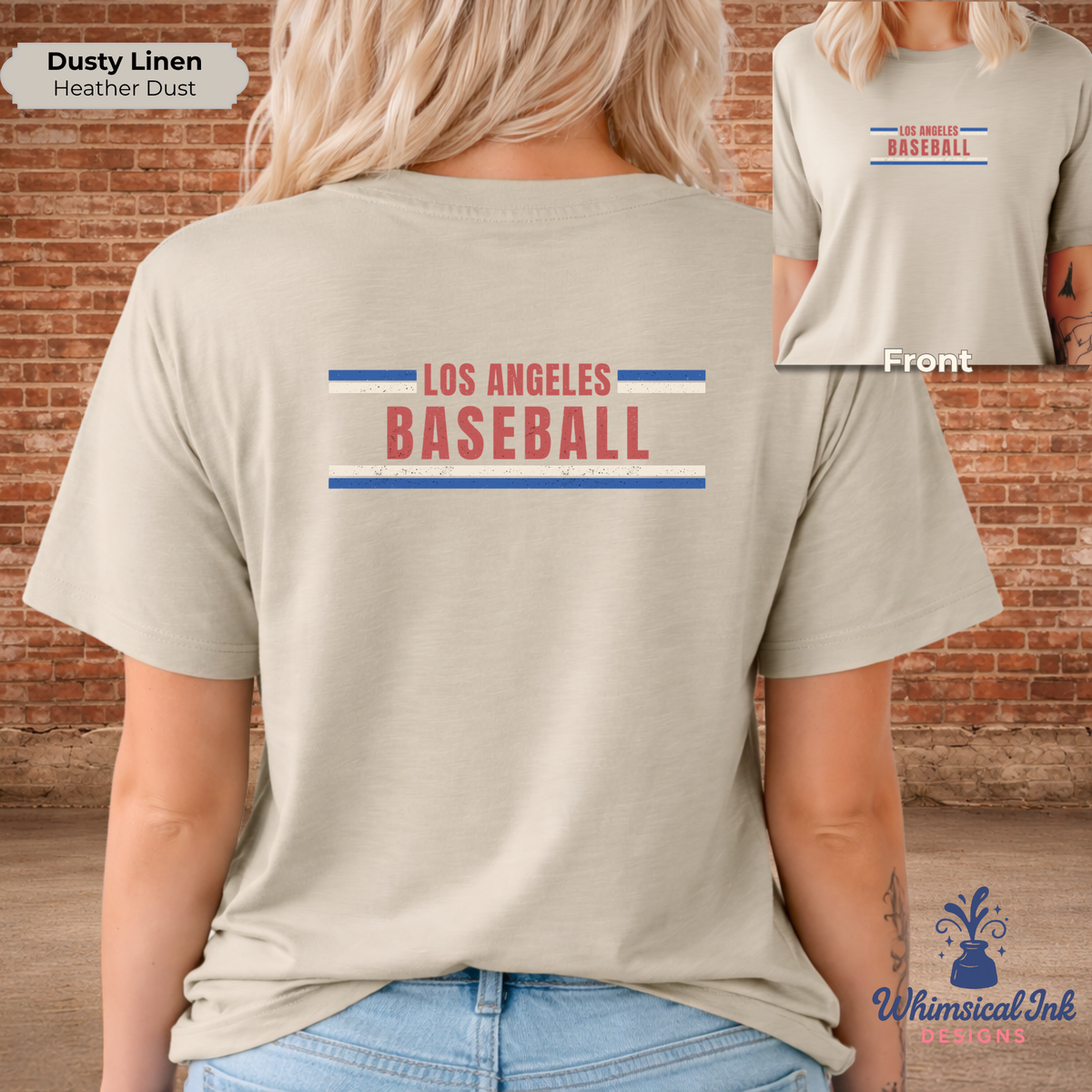 Los Angeles Baseball Tee - Game Day Shirt