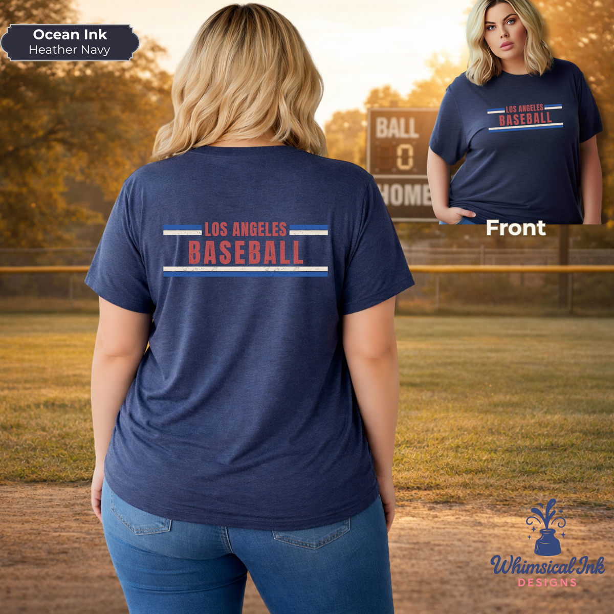 Los Angeles Baseball Tee - Game Day Shirt