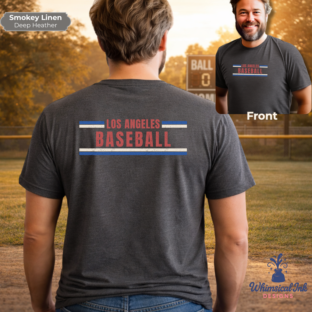 Los Angeles Baseball Tee - Game Day Shirt