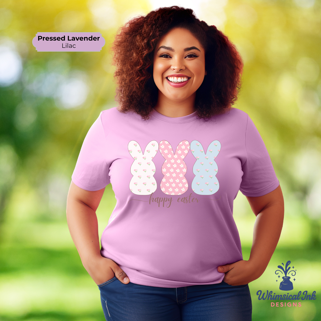 Happy Easter Bunny Trio Tee