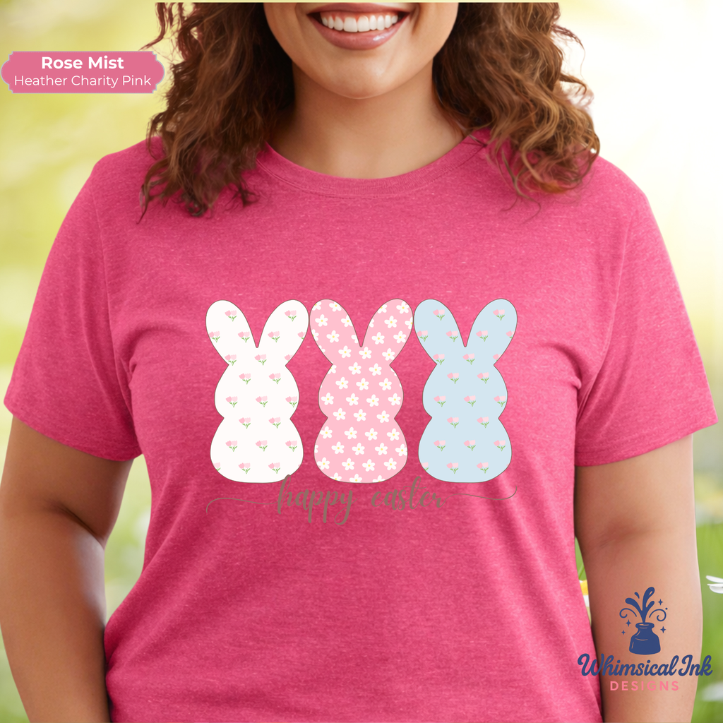 Happy Easter Bunny Trio Tee