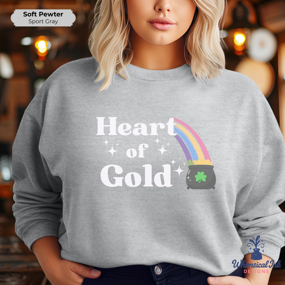 Heart of Gold Crewneck Sweatshirt