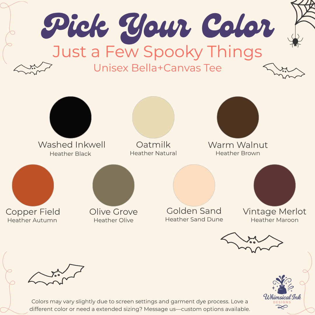 Just a Few Spooky Things Shirt | Cute Halloween Raccoon Witch Shirt | Fall Halloween Tee