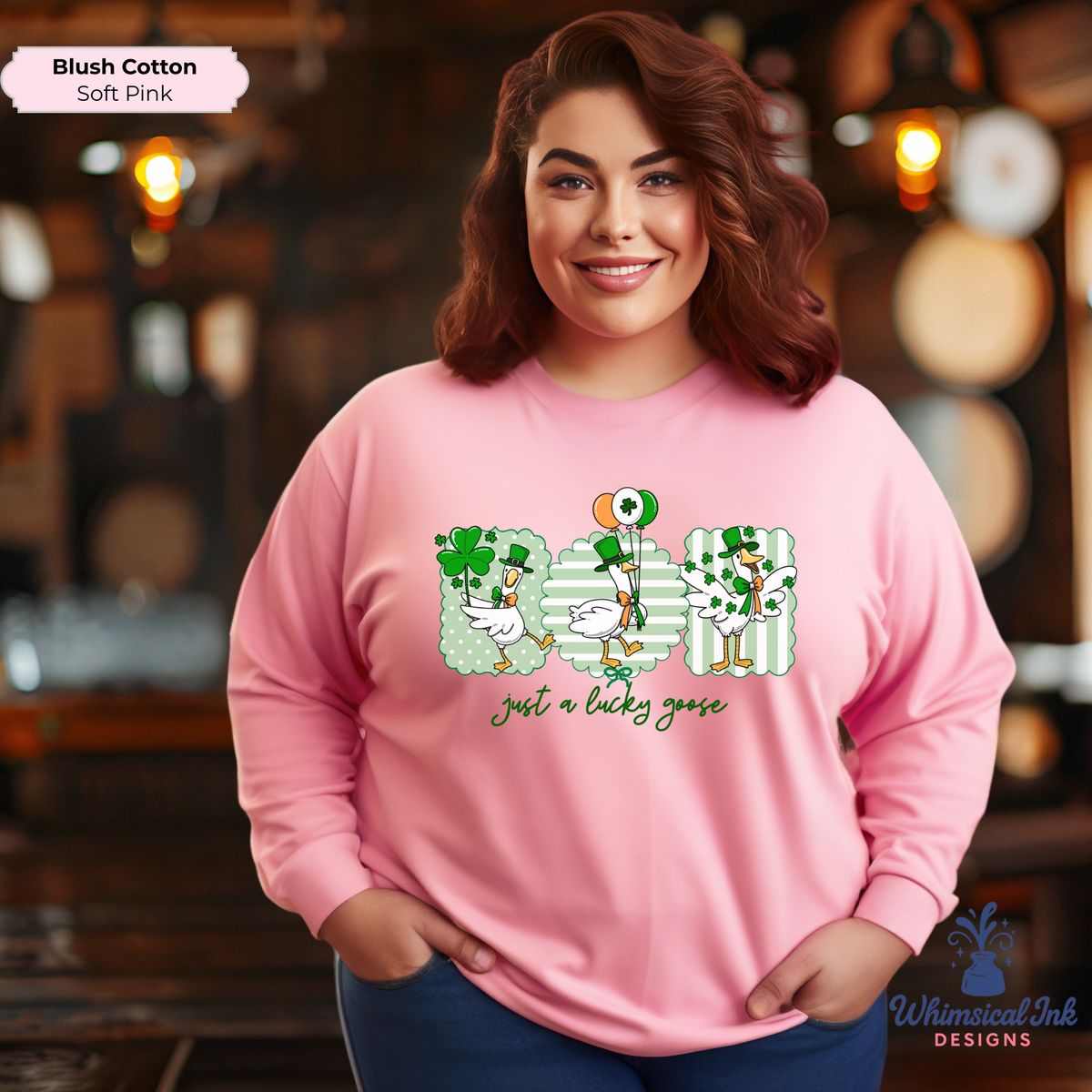 Just a Lucky Goose Crewneck Sweatshirt