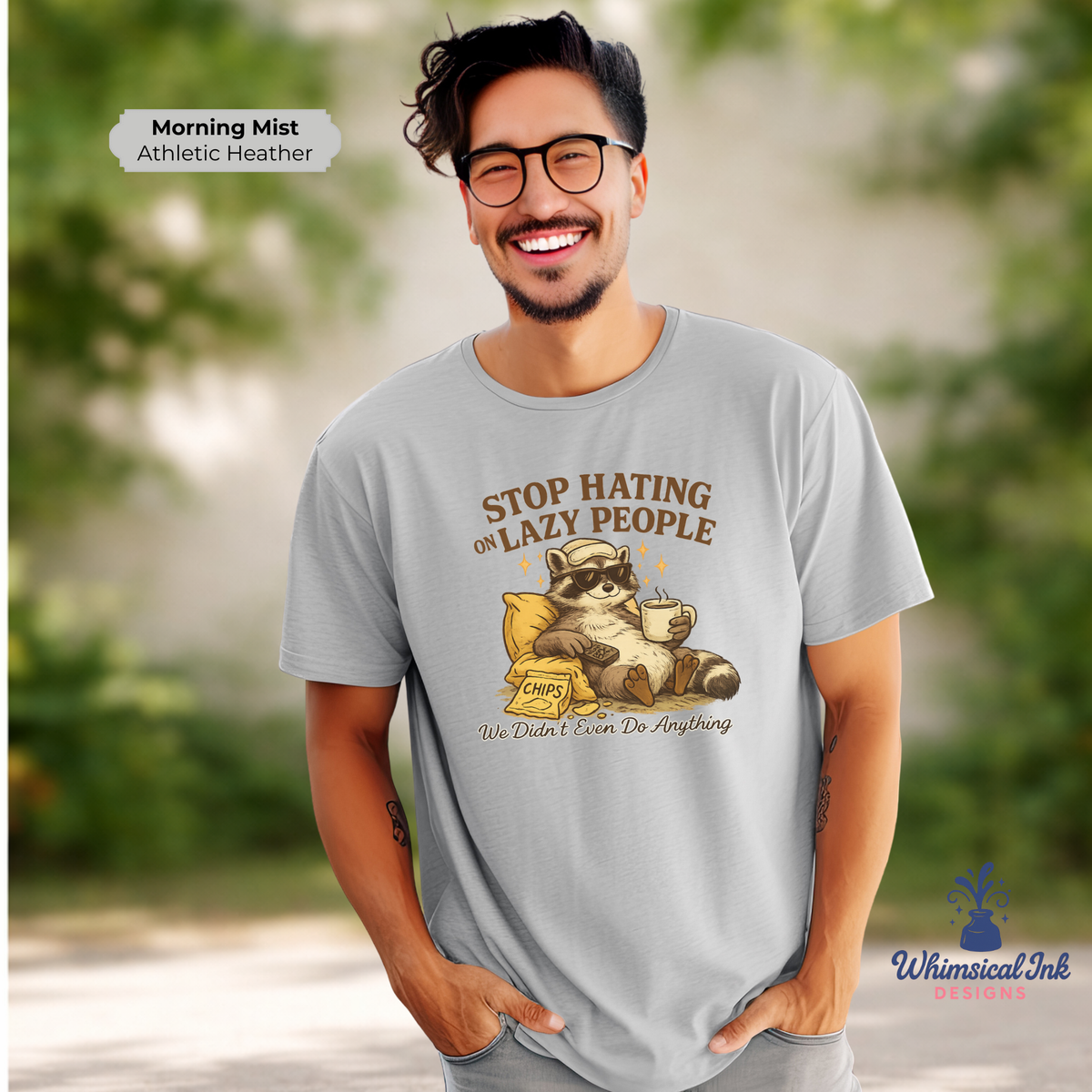 Lazy Raccoon Tee