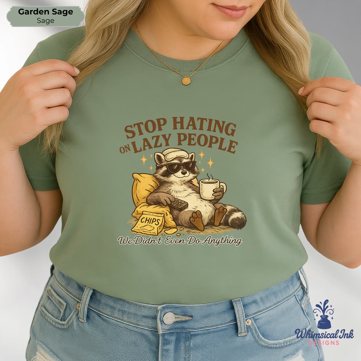 Lazy Raccoon Tee
