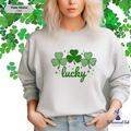 Lucky Checkered Shamrocks
