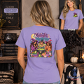 Midnight Margaritas Halloween Graphic Tee | Witchy Margarita Shirt | Frog Witch Shirt