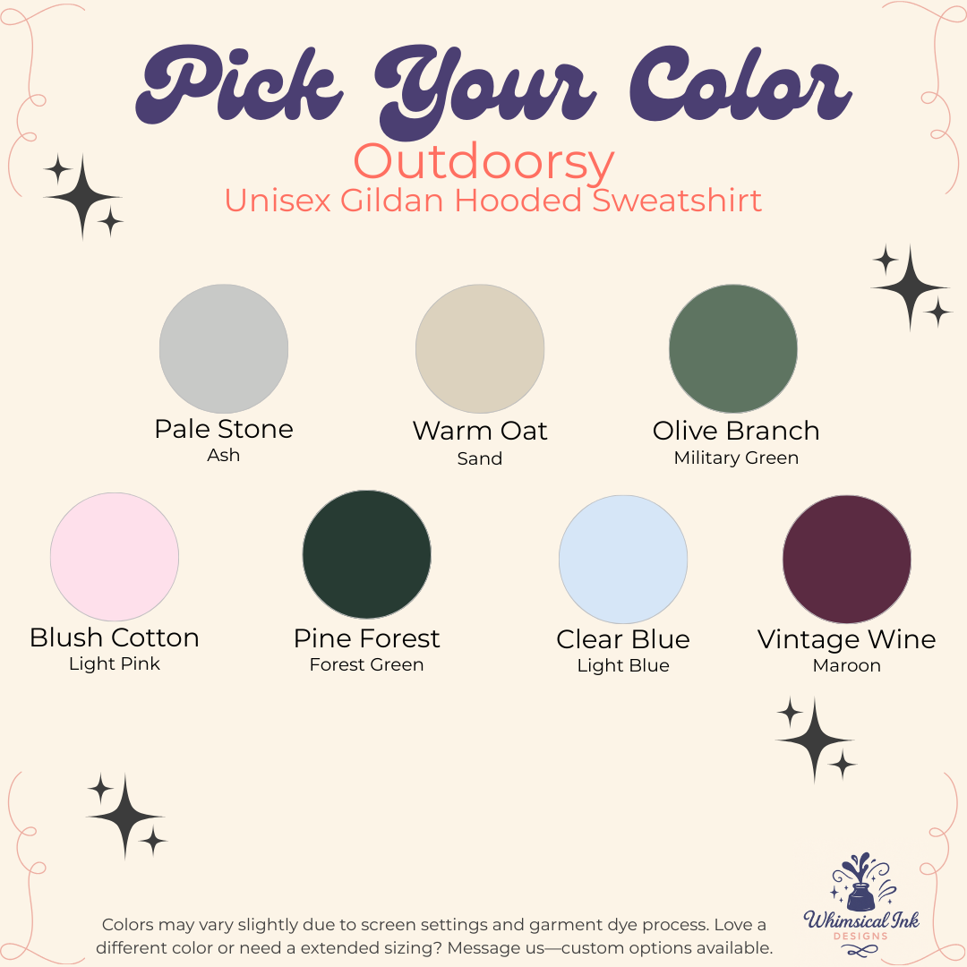 Outdoorsy Hooded Sweatshirt