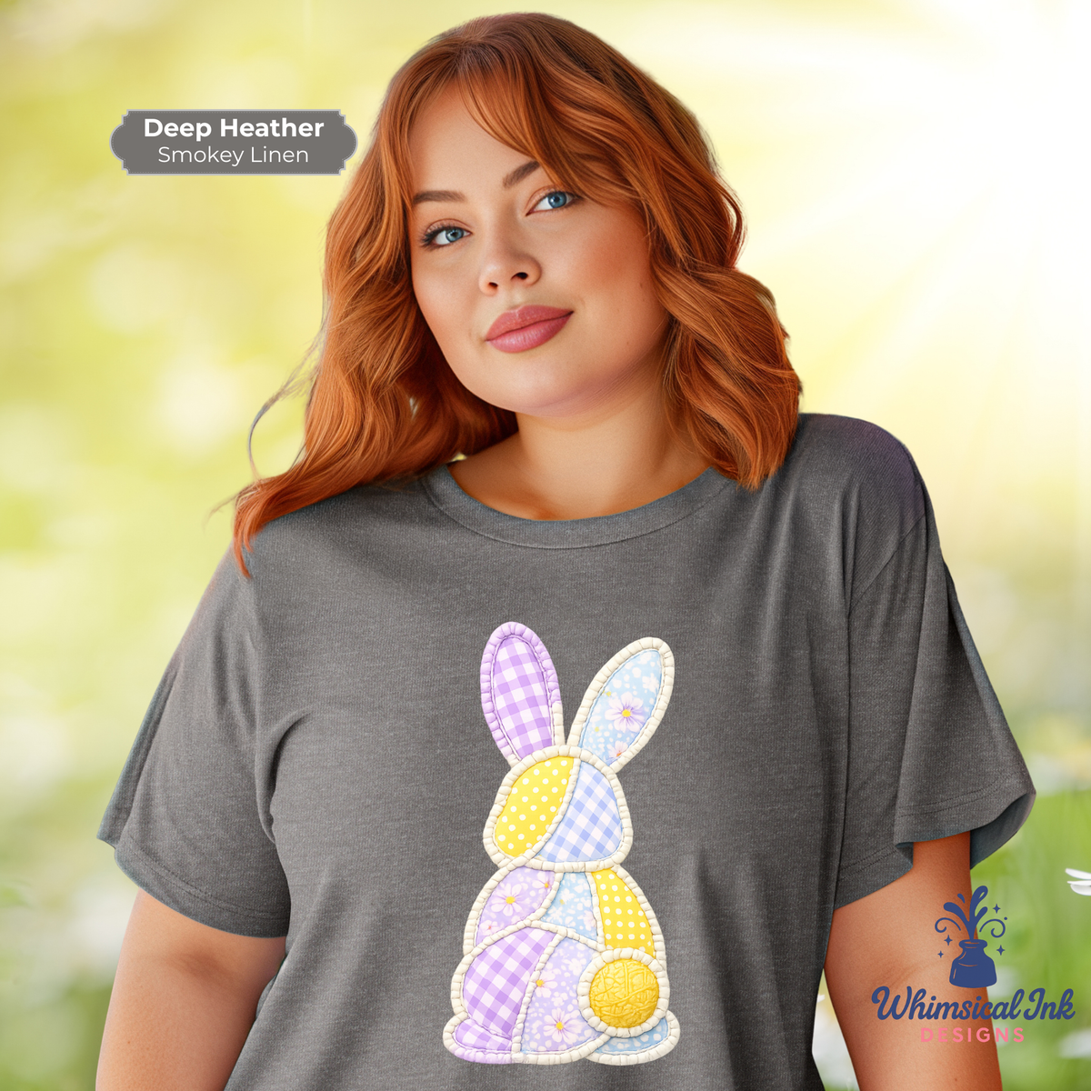 Pastel Patchwork Bunny Tee