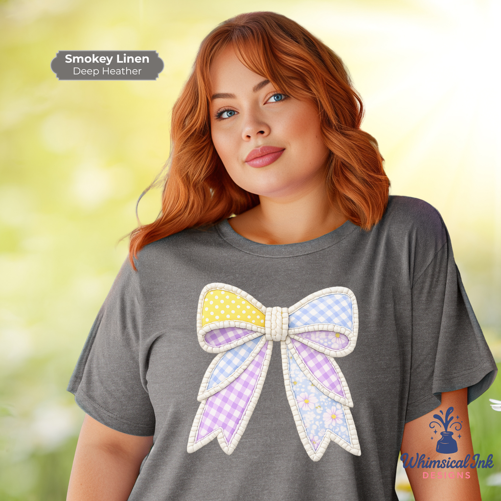 Patchwork Bow Tee