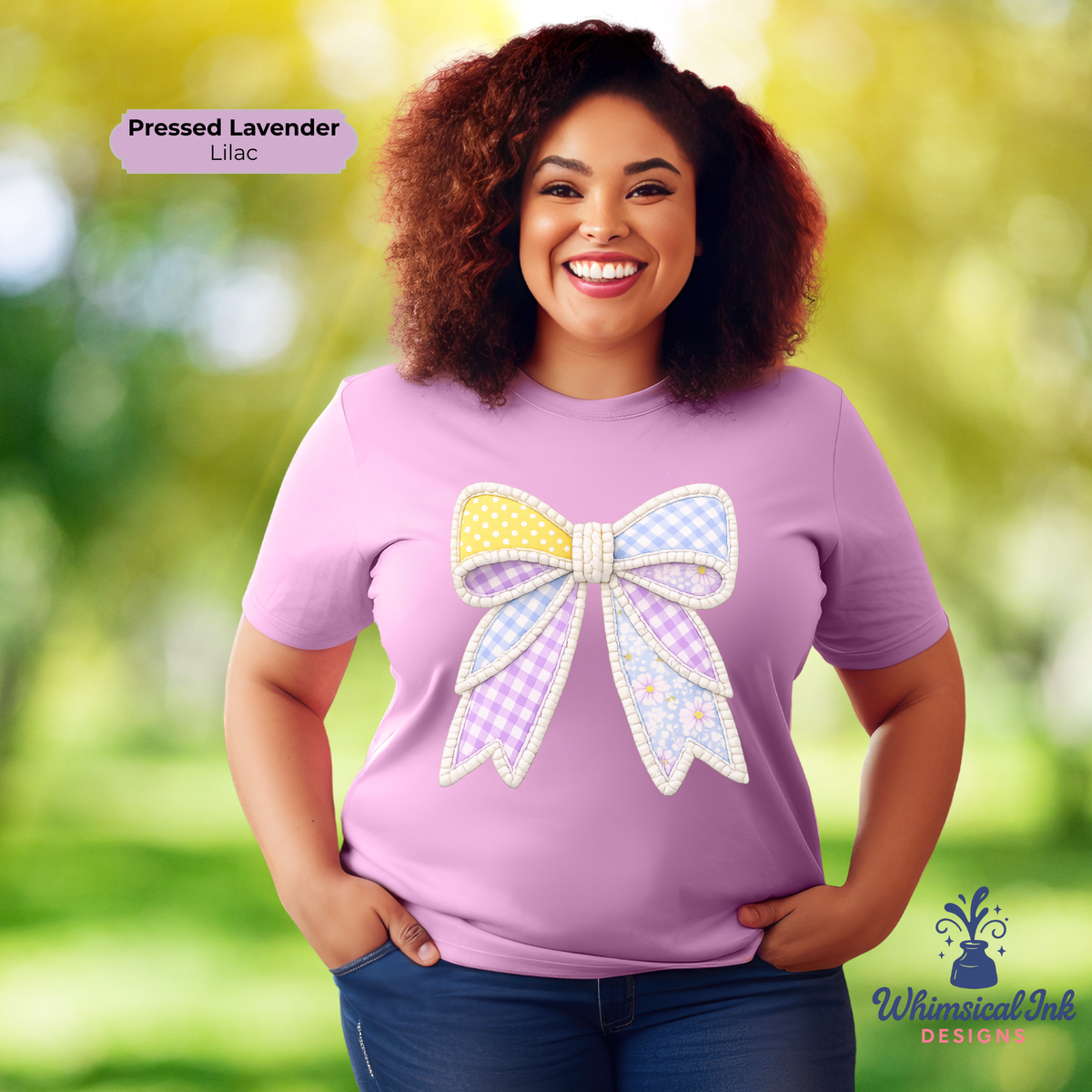 Patchwork Bow Tee