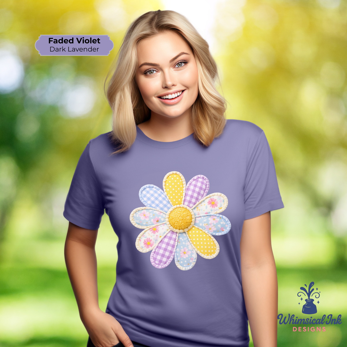 Petal Patchwork Daisy Tee