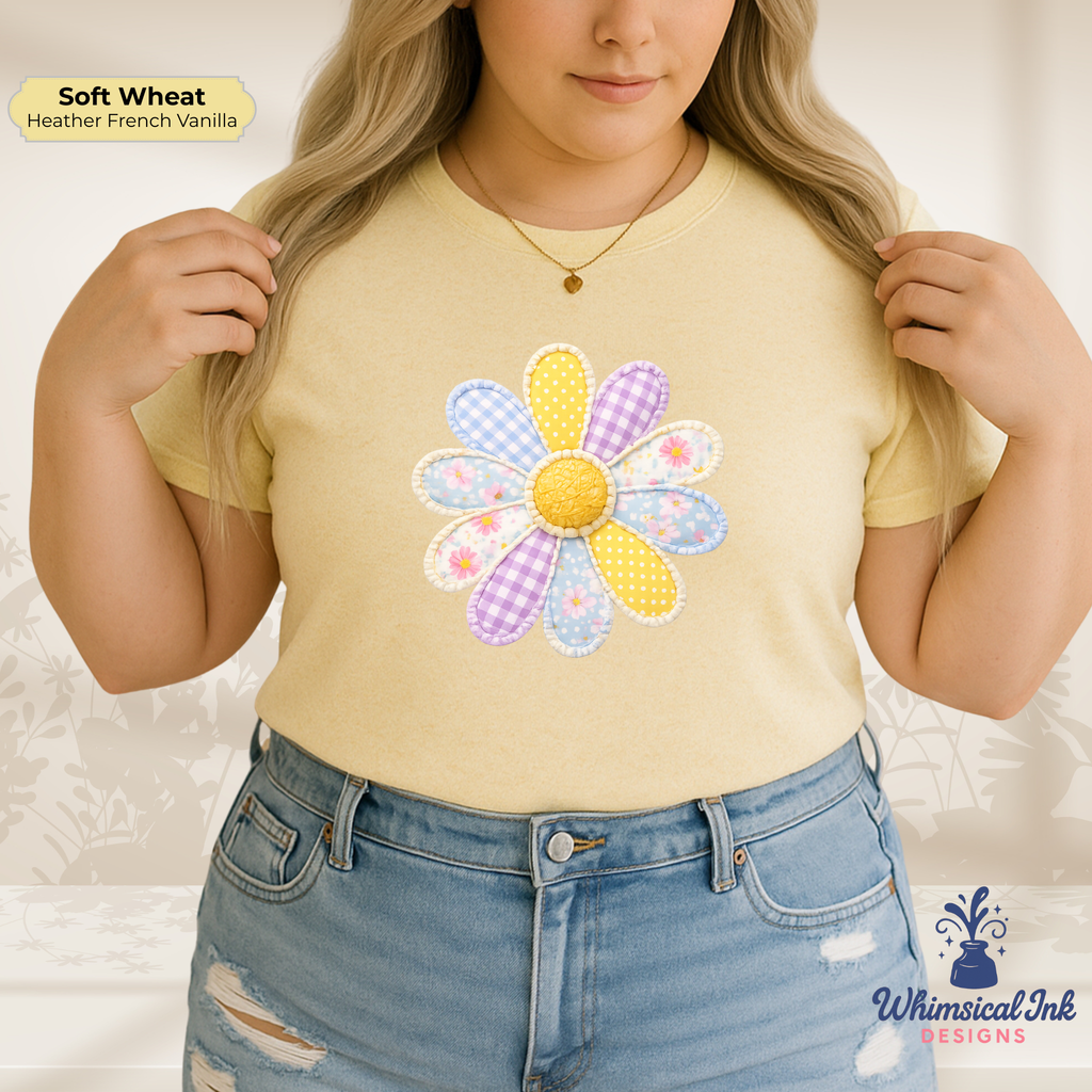 Petal Patchwork Daisy Tee
