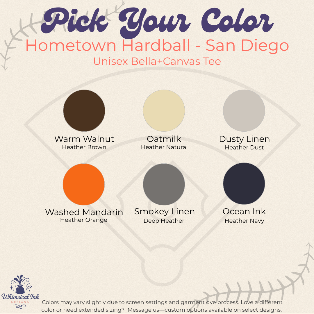 San Diego Baseball Tee - Game Day Shirt