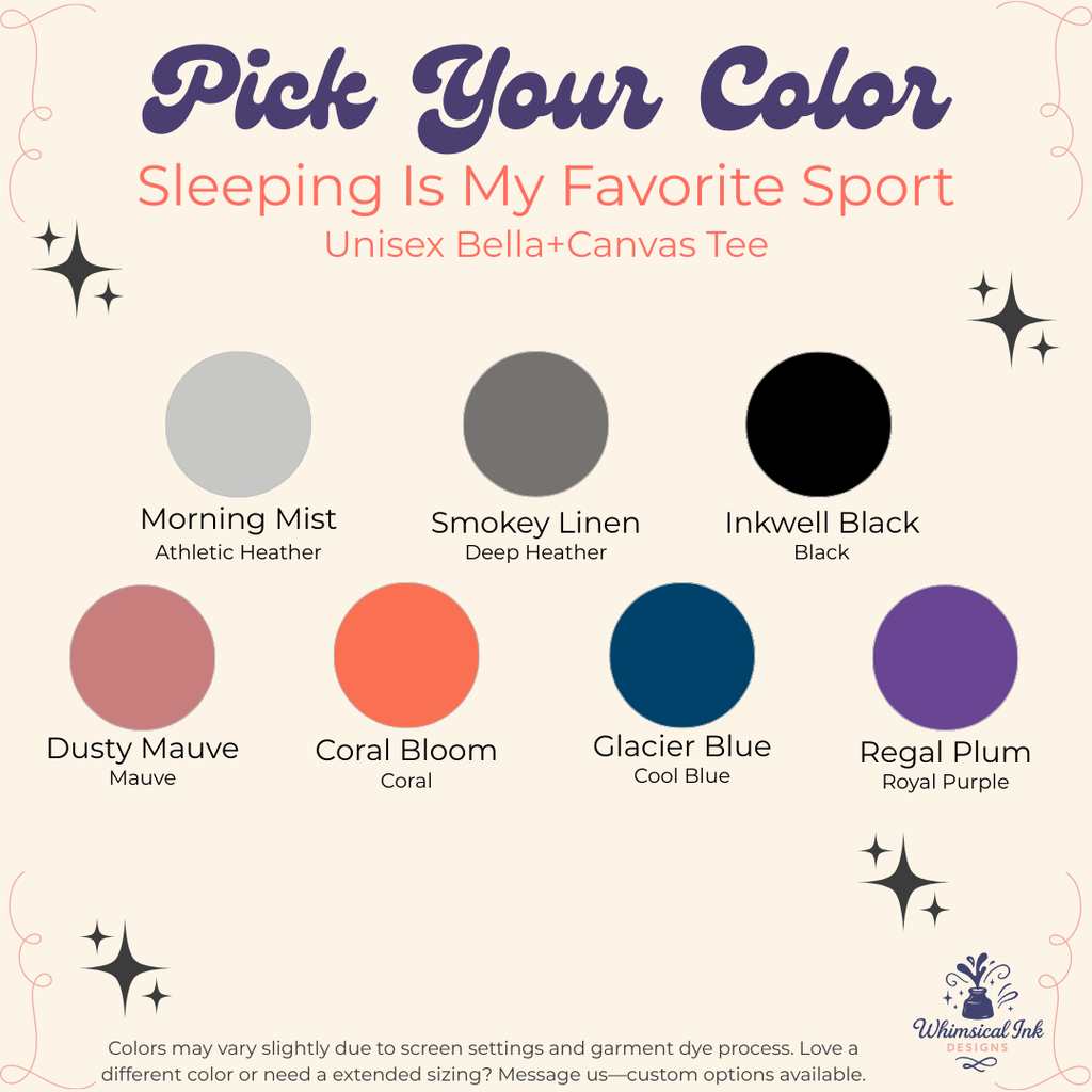 Sleeping is My Favorite Sport Tee