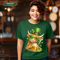 Shamrock Shenanigans Highland Cow Tee