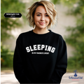 Sleeping Is My Favorite Sport Crewneck Sweatshirt