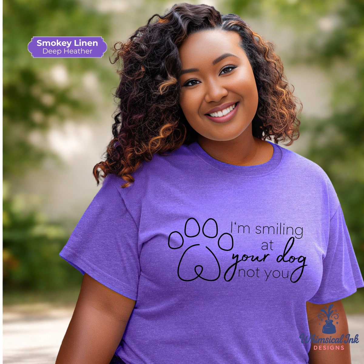 Smiling At Your Dog Tee