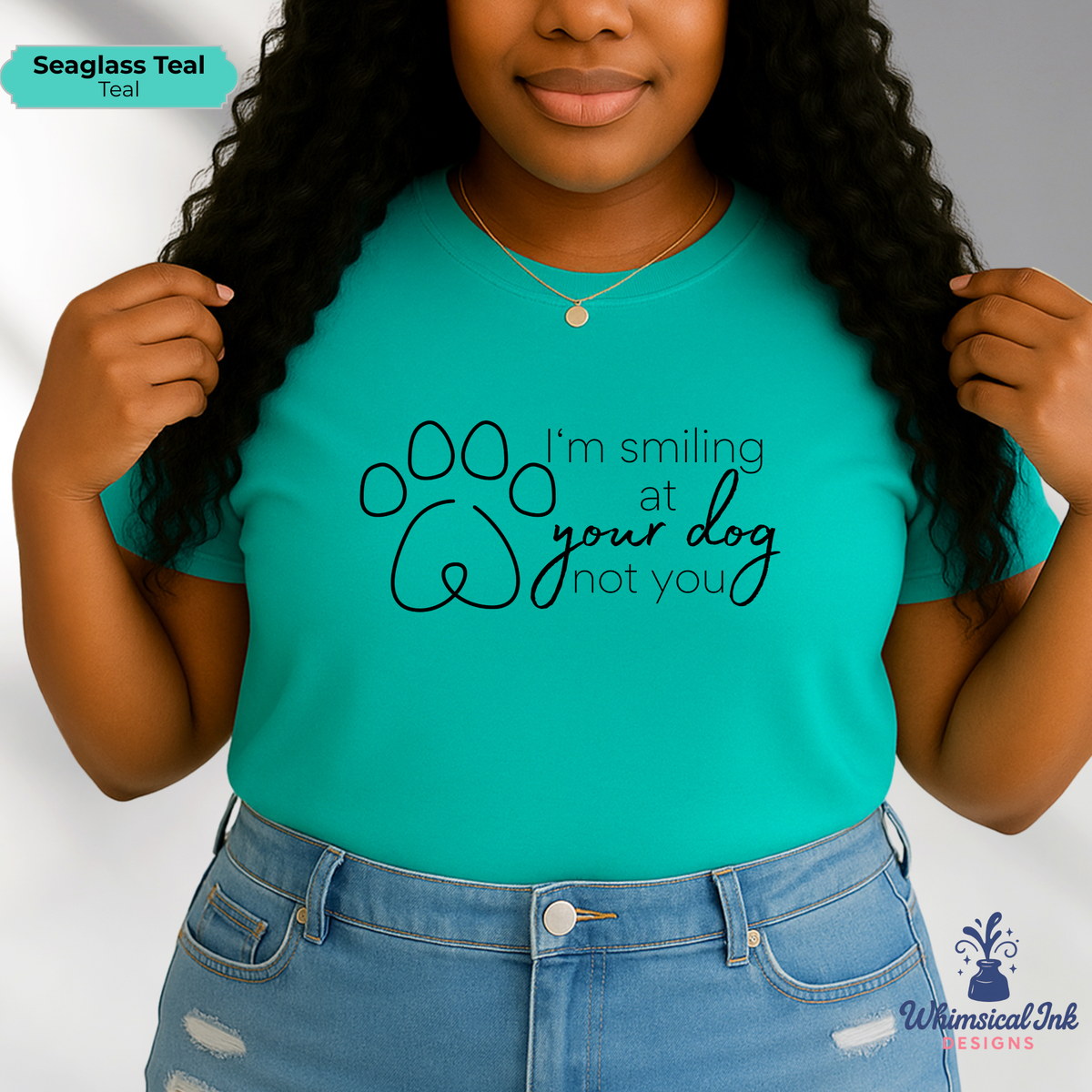 Smiling At Your Dog Tee