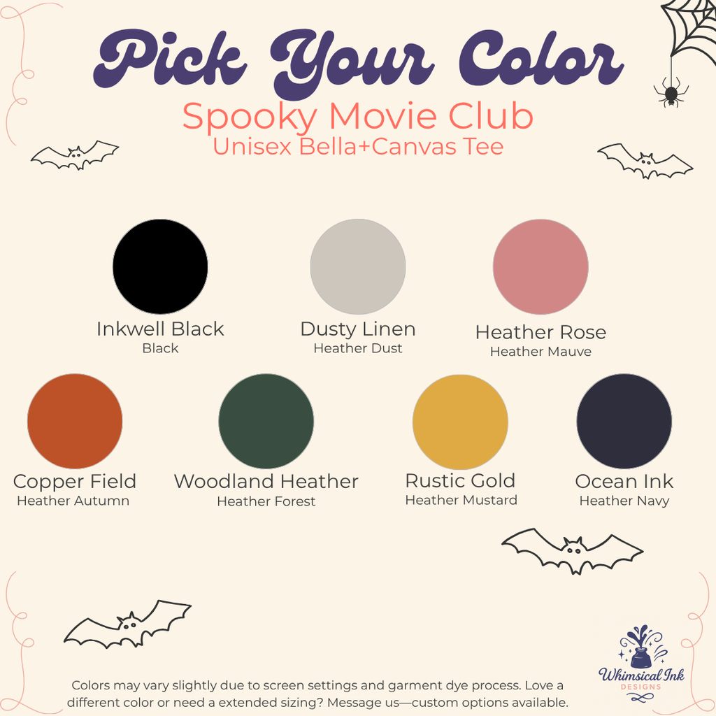 Spooky Movie Club Halloween Shirt