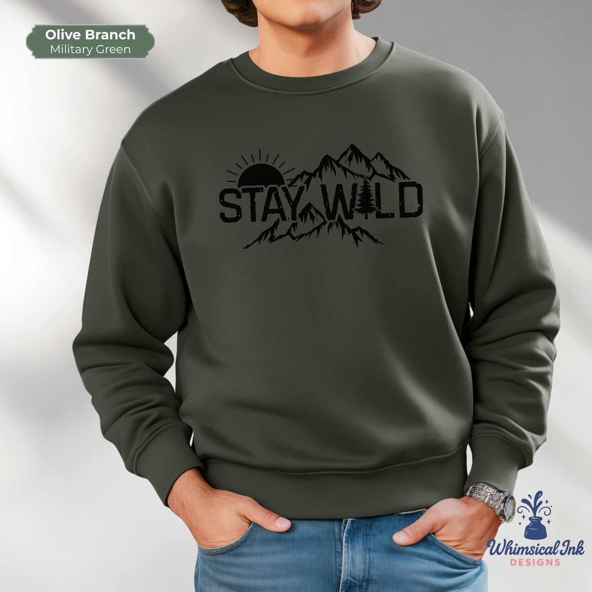 Stay Wild Crewneck Sweatshirt