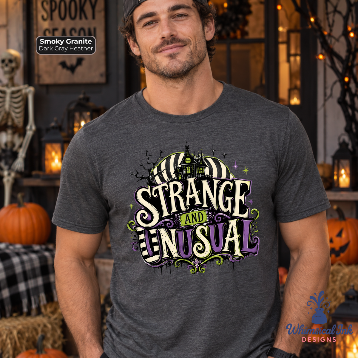 Strange & Unusual Halloween Shirt | Spooky Graphic Tee | Millennial Gen X Halloween Shirt