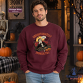Unfortunately Immortal Halloween Vampire Sweatshirt | Funny Gothic Crewneck Sweatshirt
